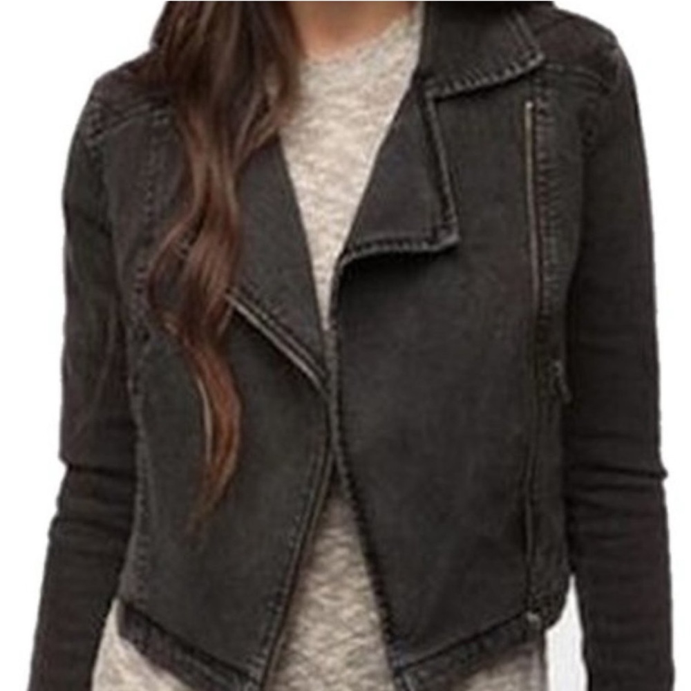 Urban Outfitters Black Denim Jacket - Picture 3 of 3
